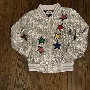 Lola and the Boys sequin jacket